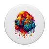 Dripping Paint Art Irish Water Spaniel PopSockets Klebender PopGrip