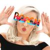 Pohotobooth Props Ltd ’Beach’ Word Framed Sunset Novelty Glasses