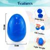 30Pcs Fillable Easter Eggs 7.5cm - Plastic Reusable Colourful Eggs, Kids Easter Basket Stuffers, Assorted Colour Large Eggs for Easter Decorations