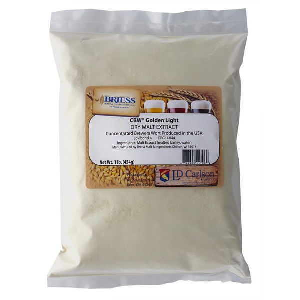 Briess - 812322 - Dry Malt Extract - Golden Light - 1 lb.