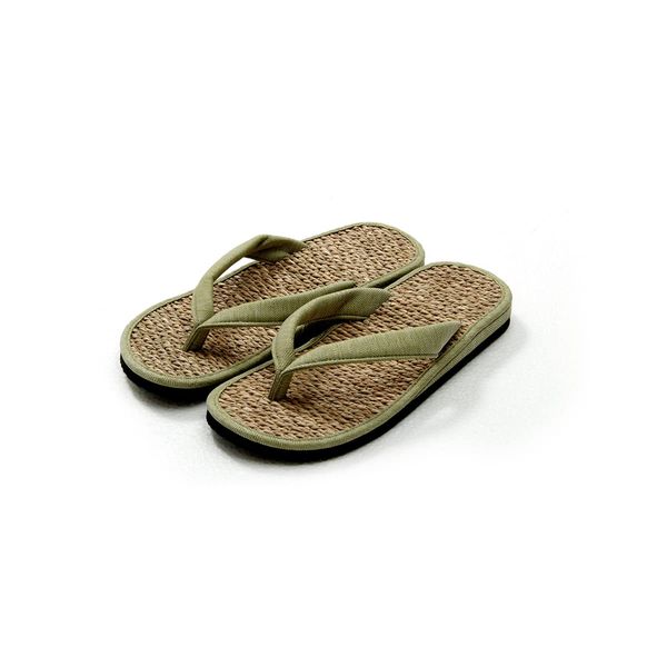 Ikehiko Corporation #3290689 Zori Sandals, Luce Slippers, Green, Size L (Compatible Size: 9.6 - 10.2 inches (24.5 - 26 cm), Wrapping, Father's Day, Mother's Day, Gift Box, Gift Box Included