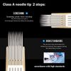 Ambition Premium #10 Bugpin 7RM Disposable Tattoo Needles Cartridges Supply 7 Curved Magnum 20Pcs for Professionals and Beginners Tattoo Artists