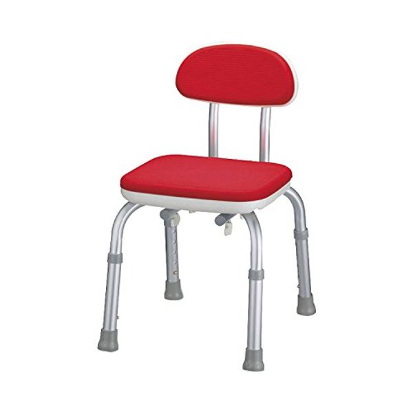 Tall with Shower Bench Mini Red 536 – 172 (aron化成) (Shower Bench)