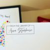 Custom Self-Inking Teacher Stamps - Grading Stamp (from The Library of Script Name)
