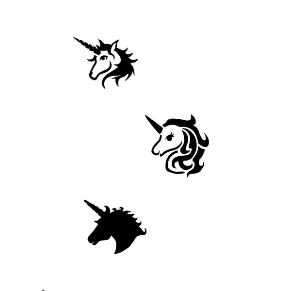 Unicorn Reusable Makeup Stencil