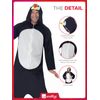 Smiffys Penguin Costume, XL - Size 46 -48 , Black