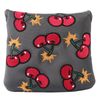 Studio Crafted Golf Cherry Bombs Mallet Putter Cover Magnetic Golf Putter Headcover (Gray)