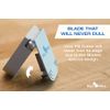 Pill Cutter Splitter with Pill Box by Pill Mill - Blade That Will Never Dull - Grip Handle Cuts Small or Large Pills with Ease - Light and Durable Tablet Divider - Perfect Medicine Slicer for Travel