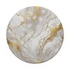 Cool Abstract Black, White & Gold-Coloured Effect PopSockets Adhesive PopGrip