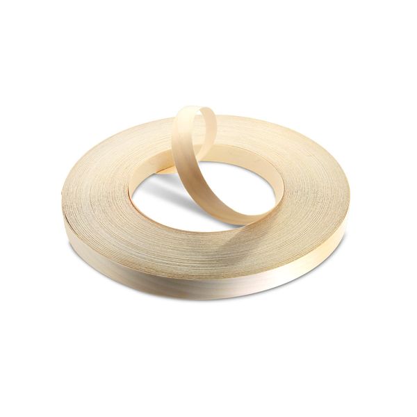 WoodPress® 22mm Real Birch Edging Tape - 50m Iron On Edging Strip - Pre-Glued Edge Banding for DIY Application - Wood Trim Edging Tape for Desk, Cabinet, Door - Edging Strip for Furniture Restoration