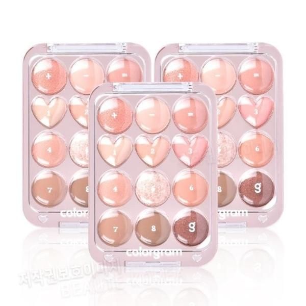 Colorgram Eye Real Eye Palette 01 Peach Plus Coral Love 3