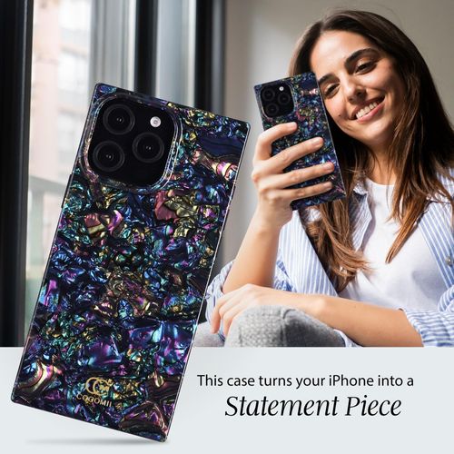 Cocomii - Rectangle Case Compatible with iPhone 16 Pro Max - Compatible with MagSafe, Opalescent Pearl, Glitter Sparkle, Glossy, Magnetic Phone Case for iPhone 16 Pro Max 6.9 inch, Abalone