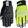 High Visibility Performance Gloves Safety Lime Winter Extra Large Lime/Black 1