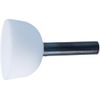 INNSPIRO Round Synthetic Foam Brush 4 cm. Diameter, White, 4cm