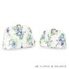 Round Pouch, Women's, Cute, Cosmetics, Scandinavian, Makeup Pouch, S, Botanical Bouquet W1005200