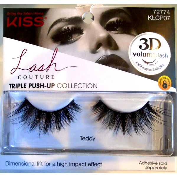KISS Lash Couture Triple Push-Up Faux Lashes TEDDY #72774 KLCP07