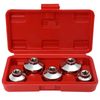 ✅Oil Filter Cap Wrench Oil Filter Socket Set Remover Installer Sockets 5 pcs