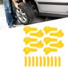 Tire Changer Protector, 20pcs ABS Plastic Tyre Changer Mount Demount Head Duck Insert Rim Protector