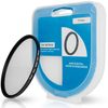 UV Filter with Filter Box, Diameter 77 mm Blocking Filter, Universal Glass Filter for Camera Lens, Blocks Ultraviolet Rays, Camera Lens Protection