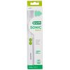 GUM Sonic Daily Sonic Toothbrush, White, Pack of 1