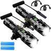 100000LM Super Bright LED Tactical Flashlight Rechargeable LED Work Light