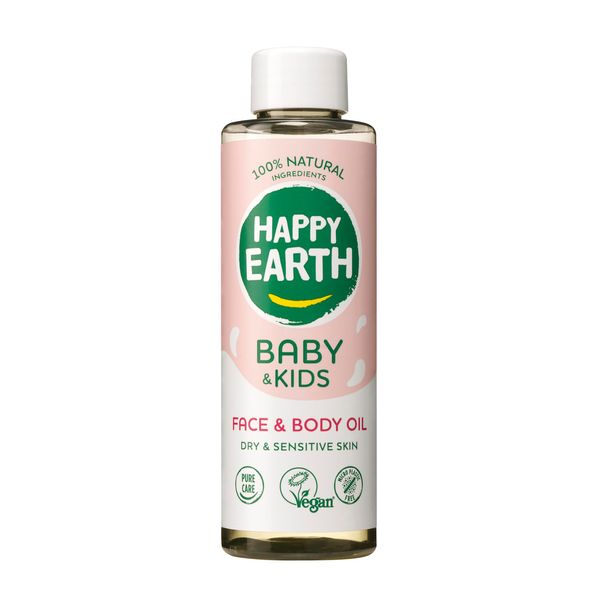 Happy Earth 100% Natural Face & Body Oil for Baby & Kids 150ML