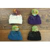 LOUDelephant Hand Knitted Wool Beanie Bobble Hat - Tik Tik Cream