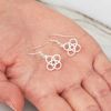 Philip Jones Sterling Silver Celtic Dangle Earrings