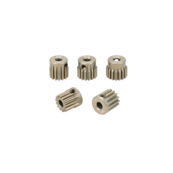 Fasizi 5PCS 48DP 13T 14T 15T 16T 17T Pinion Motor Gear Combo Set for 1/10 Rc Car Brushed Brushless Motor