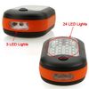 24+3 LED Work Light Hook Flashlight with Magnet&2 Light Modes outdoor camping