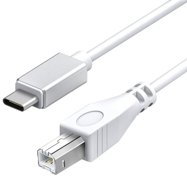 MIDI USB Converter Cable, Macbook USB 1m wuernine USB B to C Male to Male Converter Cable for MacBook Pro PC Electronic Piano Audio Interface and More