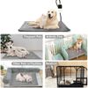 Heated Dog Bed Adjustable Temperature Pet Heating Pad Cats Mat +Timer Electric