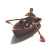 Langley Models Rowing boat + rowing figure OO Scale UNPAINTED Model Kit F137