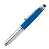 2x Touch Pen Ballpoint Pen with LED Light and Touchscreen Pen / 1x Black + Blue