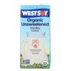 Westsoy Organic Vanilla Unsweetened Westsoy ( 12x32 OZ)