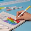Sharpie 2182116 S-Note Duo Water Based Highlighter, Set of 8 Colors, Square Tip/F, Medium Point