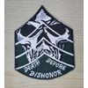 DEATH BEFORE DISHONOR SKULL FOREST TACTICAL MILITARY ARMY IRON ON MORALE PATCH