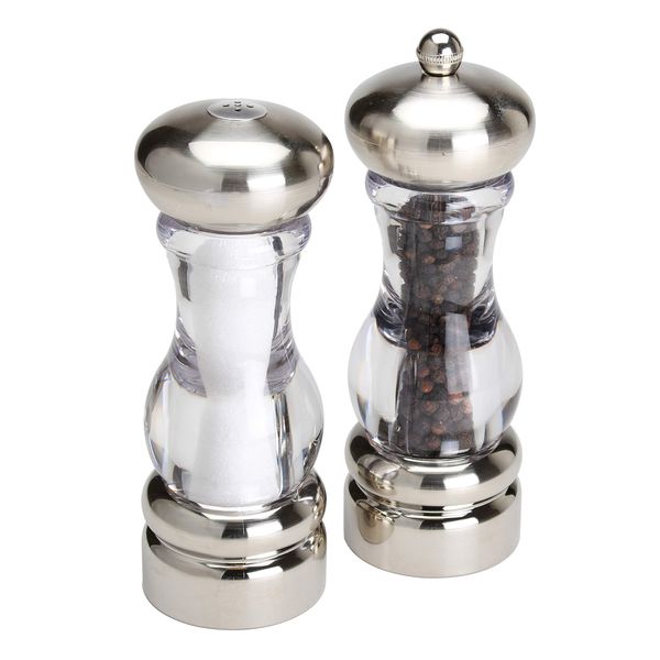 Olde Thompson Del Norte Peppermill and Salt Shaker Set