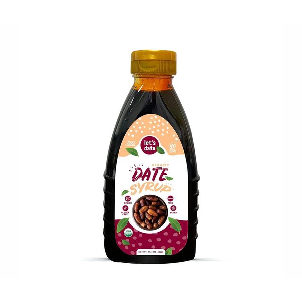 Let’s Date Organic Date Sweetener Squeezable Bottle 14.1 oz