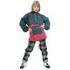 Rain jacket, windbreaker, slip-on jacket with hood for children, red
