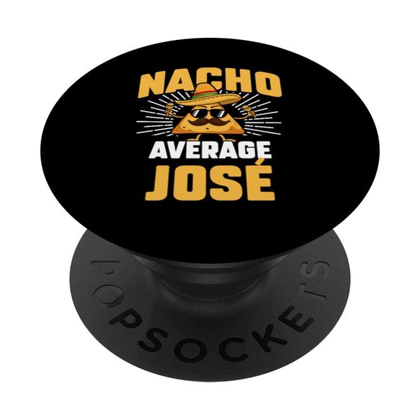 Funny Taco Personalized Name Nacho Average José PopSockets Swappable PopGrip