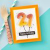 Spellbinders Birthday Balloons Etched Dies, Metal