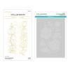 Spellbinders Glimmer Plate and Stencil Bundle-Glimmering Peonies