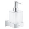 GROHE 40805000 Selection Cube Soap Dispenser, Starlight Chrome