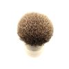 Edwin Jagger Shaving Brush L Synthetic Silver Tip Fibre Ivory
