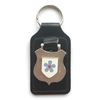 Forget Me Not Flower Masonic Order Enamel Crested Key Ring