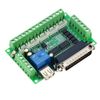 Fasizi 5 axis CNC Breakout Board with optical coupler For Stepper Motor Driver MACH3