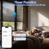 Smart Roller Shutter Switch, WiFi Roller Shutter Switch for Controlling Roller Shutters/Blinds/Awnings, Compatible with Alexa/Google Assistant, Timer and Voice Control, Requires Zero Conductor - White