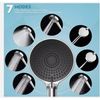2High-Pressure Filtered Shower Head with Handheld shower head 7-mode Spray  head