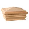 Deckorators 4 in. x 4 in. Newport High Pyramid Pressure Treated Pine Post Cap
